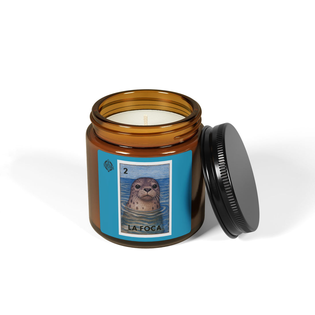Seal Lotería - Scented Soy Candle (La Foca)