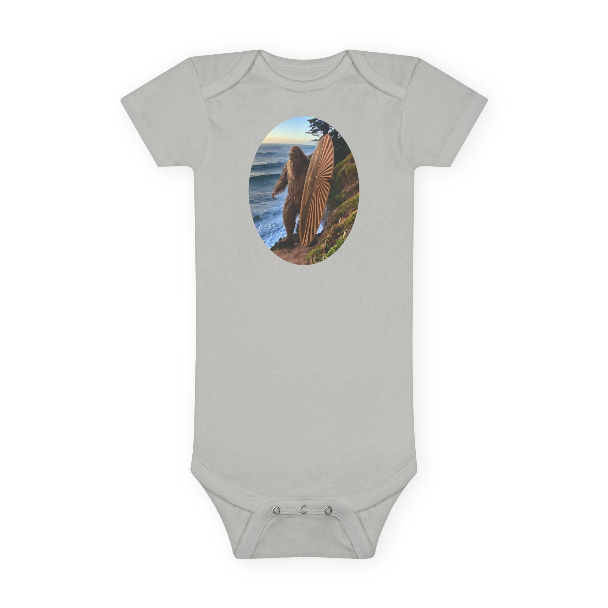 Ventana Real Surfsquatch baby cotton onesie image 4