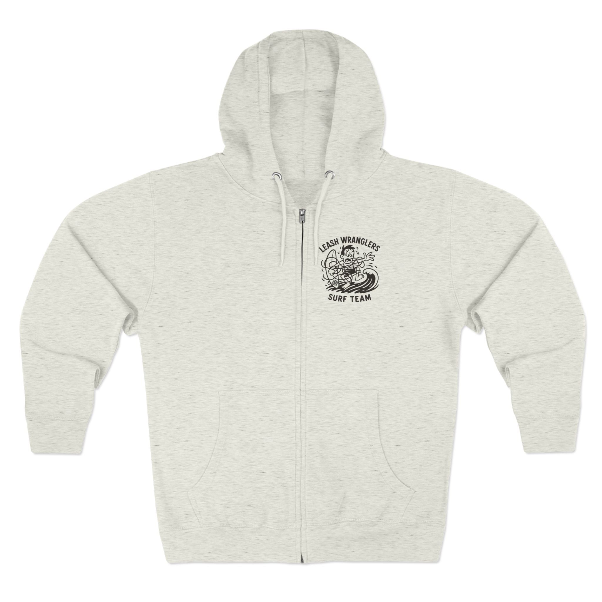 Leash Wranglers Surf Team zip fleece hoodie image 2