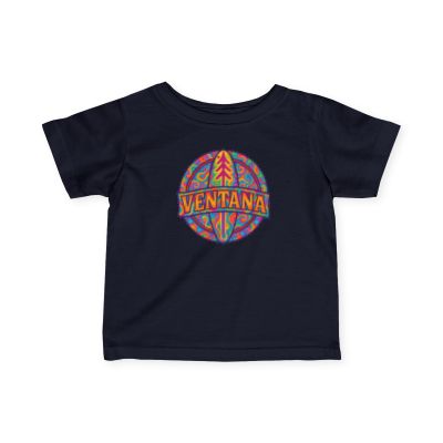 Ventana Psychedelic Treefish Logo Infant Cotton T-Shirt