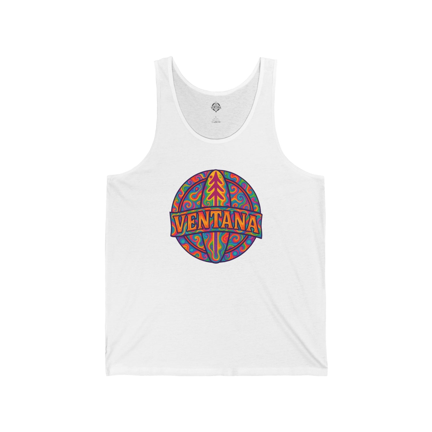 Ventana Psychedelic Treefish Logo jersey tank top image 5