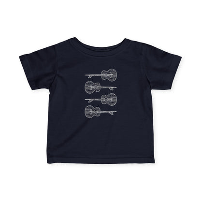 Ventana Santa Cruz Guitar Collab infant cotton t-shirt image 3