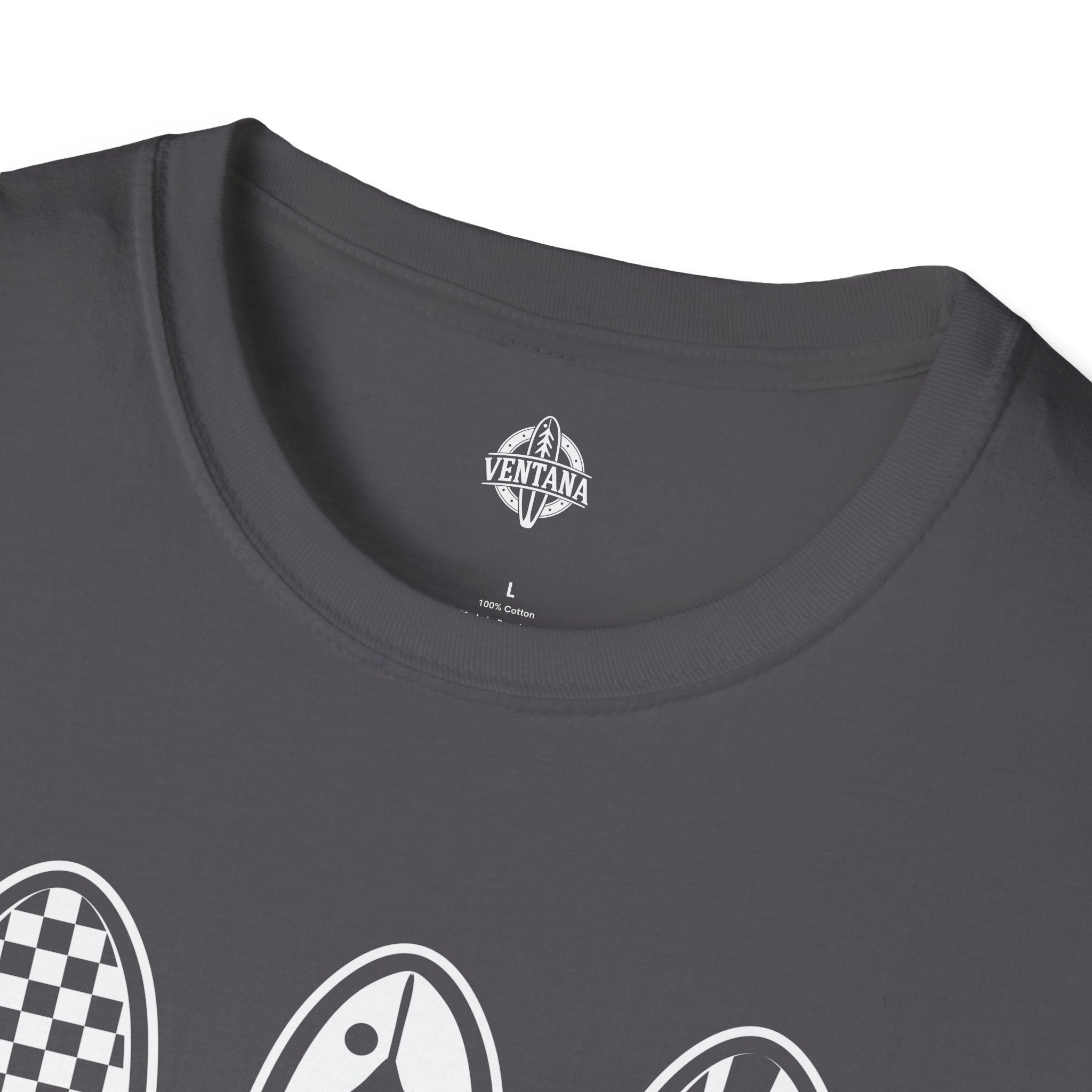 Ventana Three Board Unisex - Soft Style U.S. Cotton T-Shirt