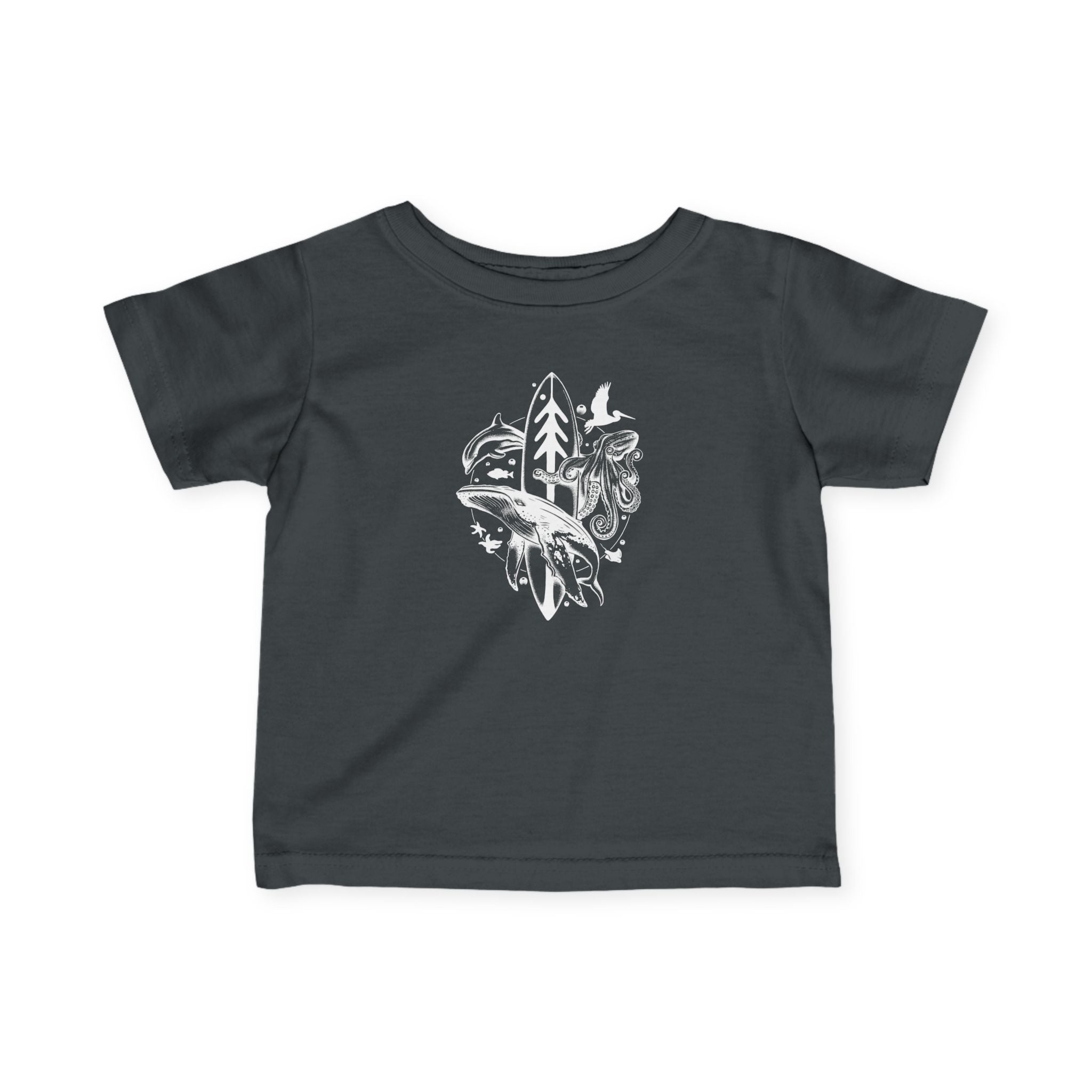 Ventana Monterey Bay by Thiago Bianchini infant cotton t-shirt image 10