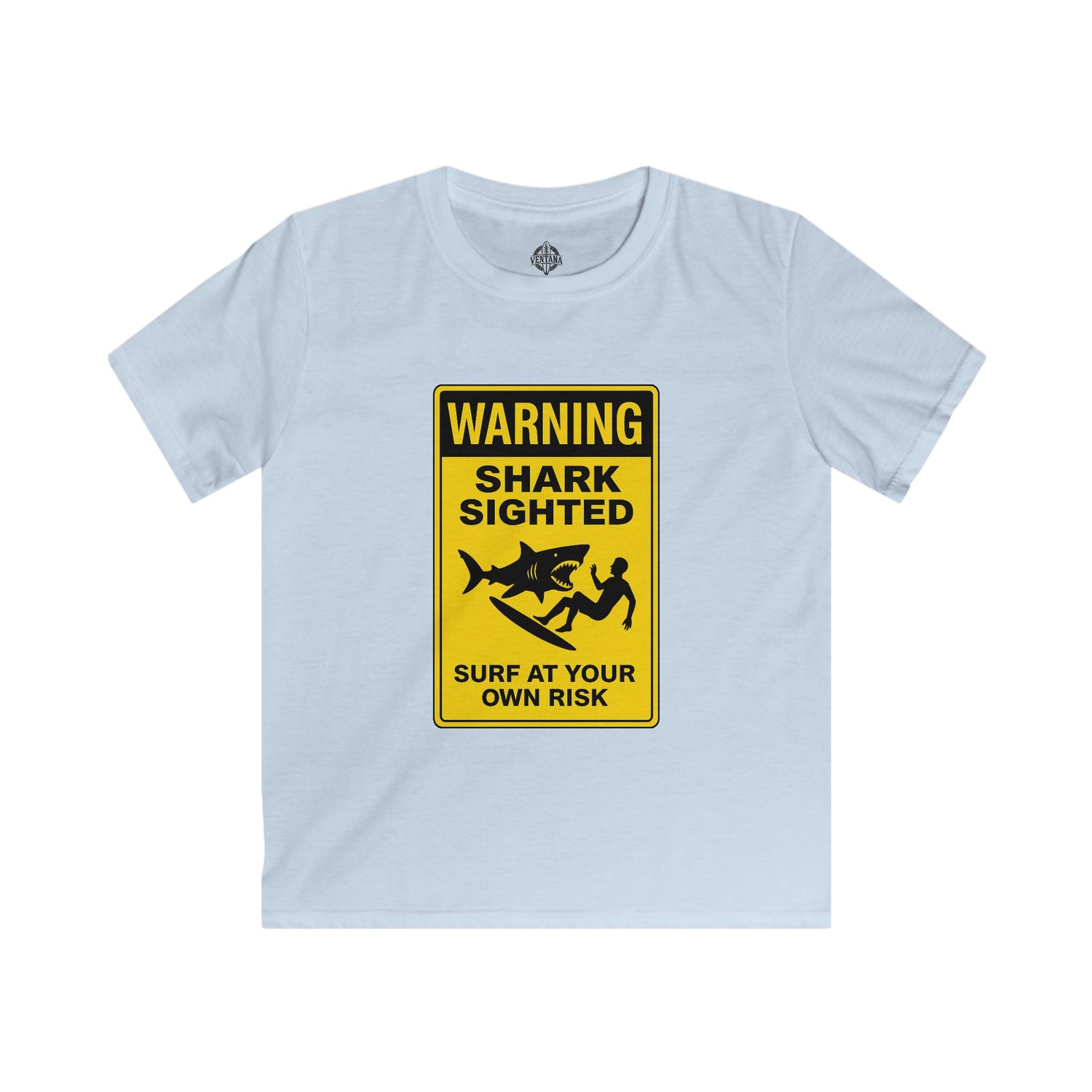 Shark Sighted kids soft style t-shirt image 2