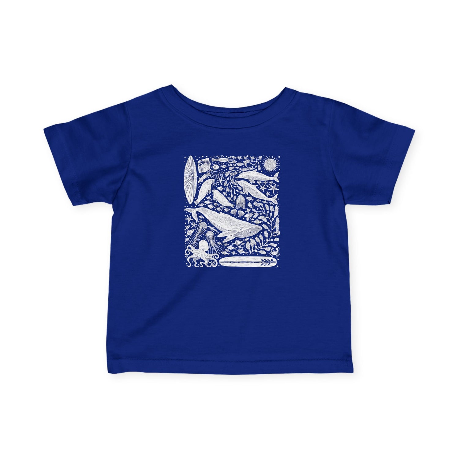 Ventana Marine Life by Lili Arnold infant cotton t-shirt image 13
