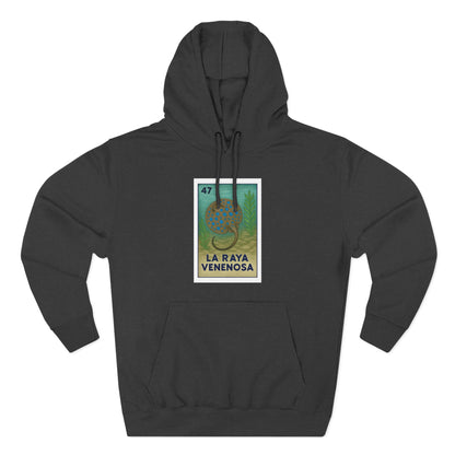 Stingray Lotería fleece hoodie image 3
