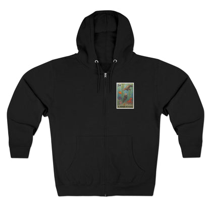 Kelp Forest Lotería zip fleece hoodie image 4