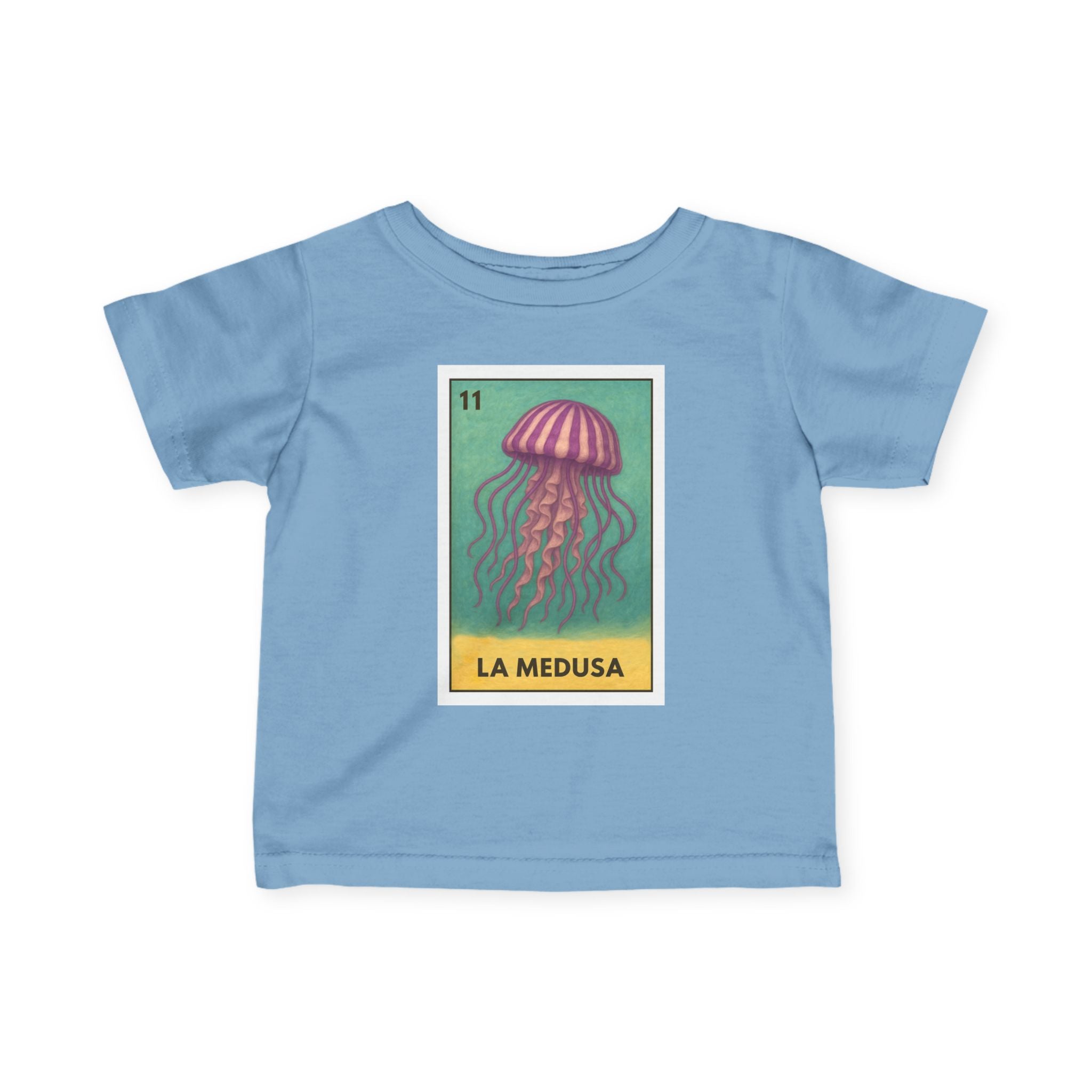 Sea Jelly Lotería infant cotton t-shirt image 1