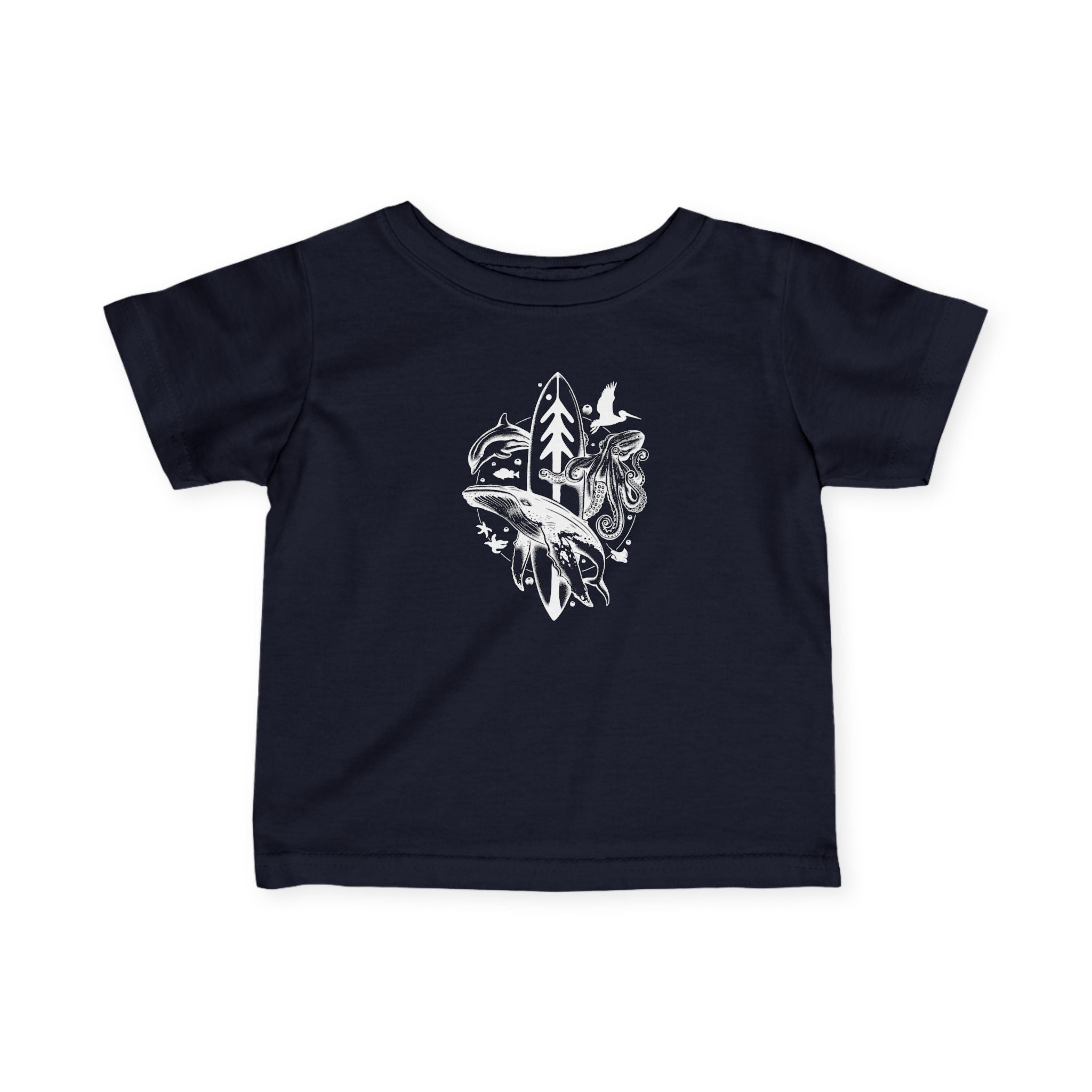 Ventana Monterey Bay by Thiago Bianchini infant cotton t-shirt image 13