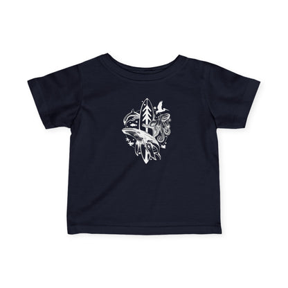 Ventana Monterey Bay by Thiago Bianchini infant cotton t-shirt image 13