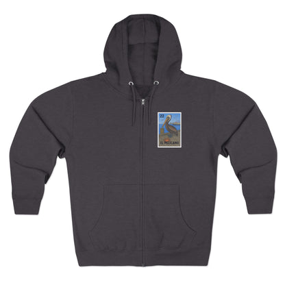 Pelican Lotería zip fleece hoodie image 4