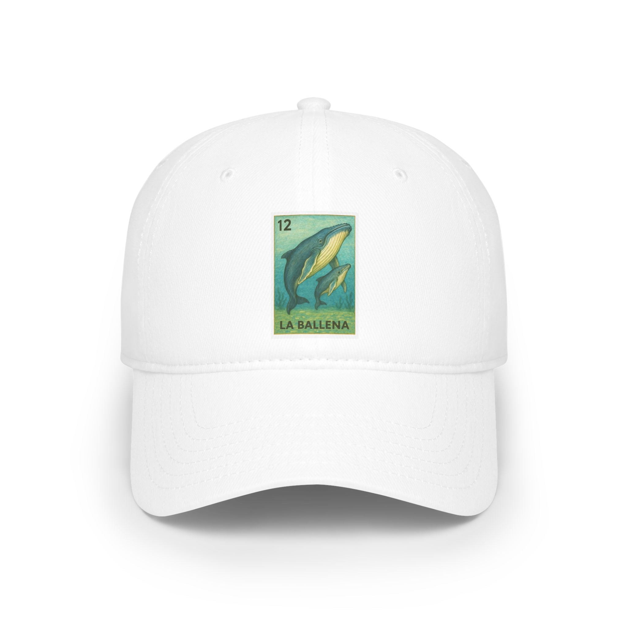 Whale Lotería baseball cap image 7