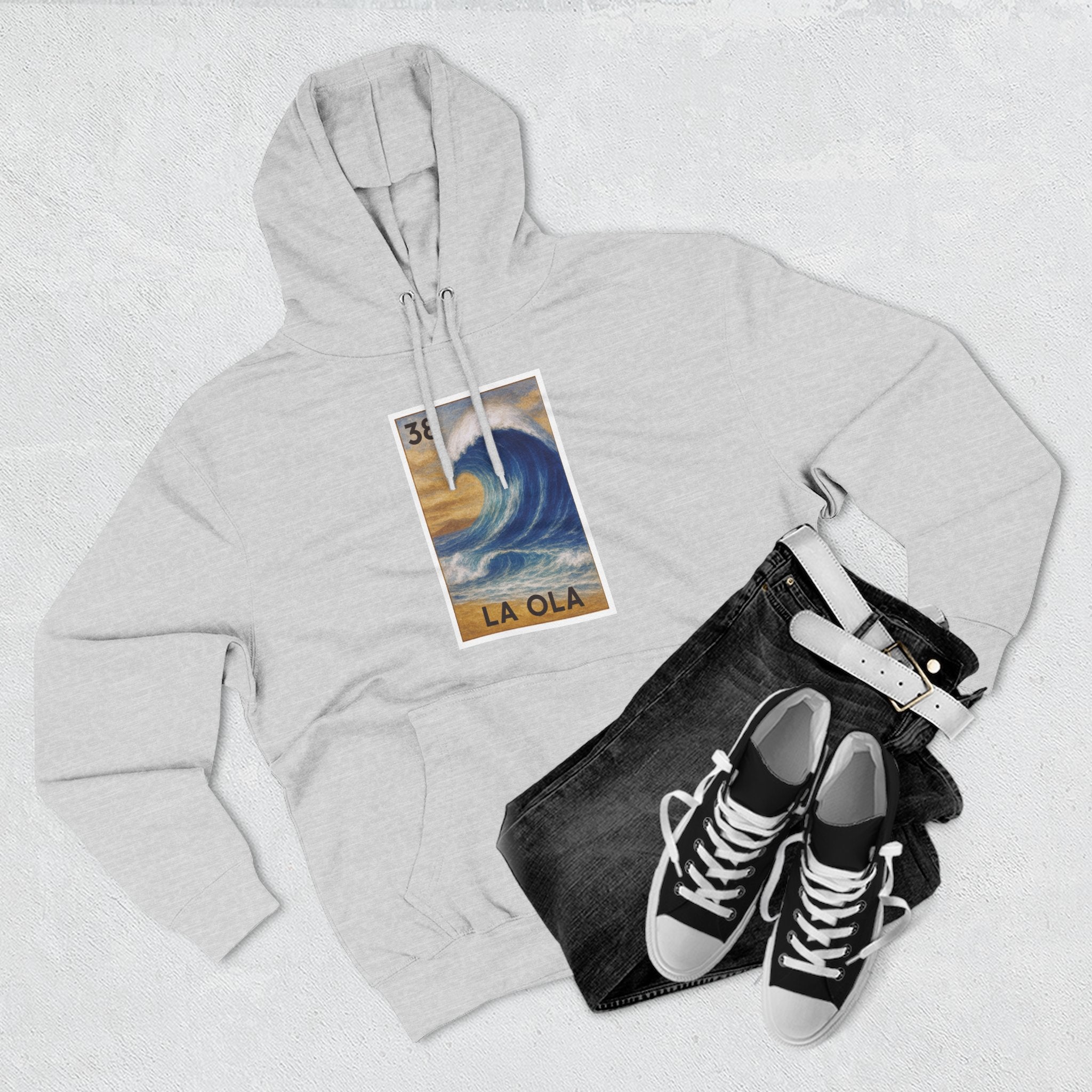 Wave Lotería fleece hoodie image 18