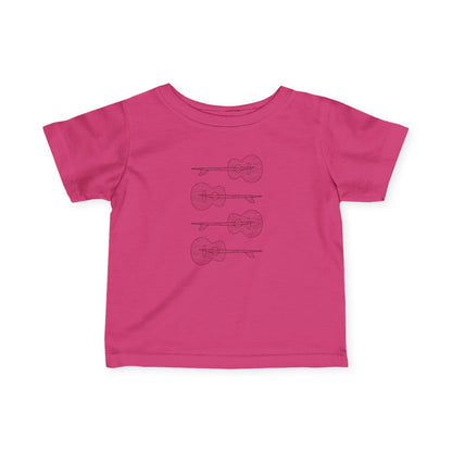 Ventana Santa Cruz Guitar Collab infant cotton t-shirt image 15