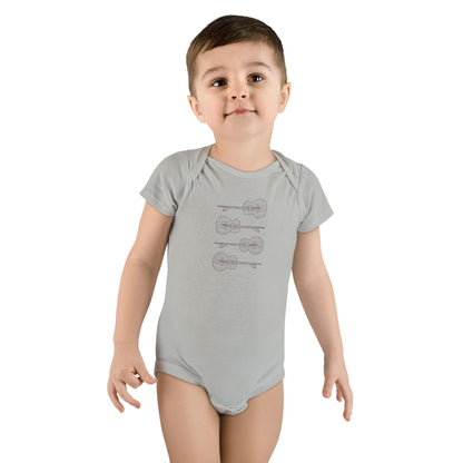 Ventana Santa Cruz Guitar Collab baby cotton onesie image 9