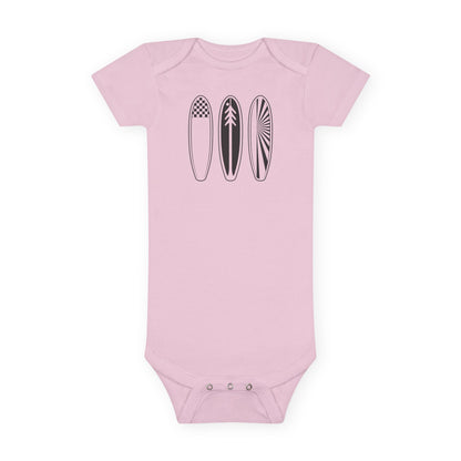 Ventana Three Board baby cotton onesie image 2