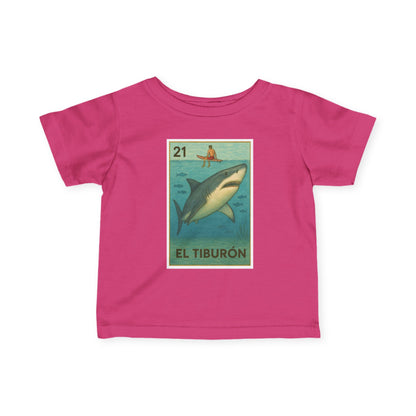 Shark Lotería infant cotton t-shirt image 15