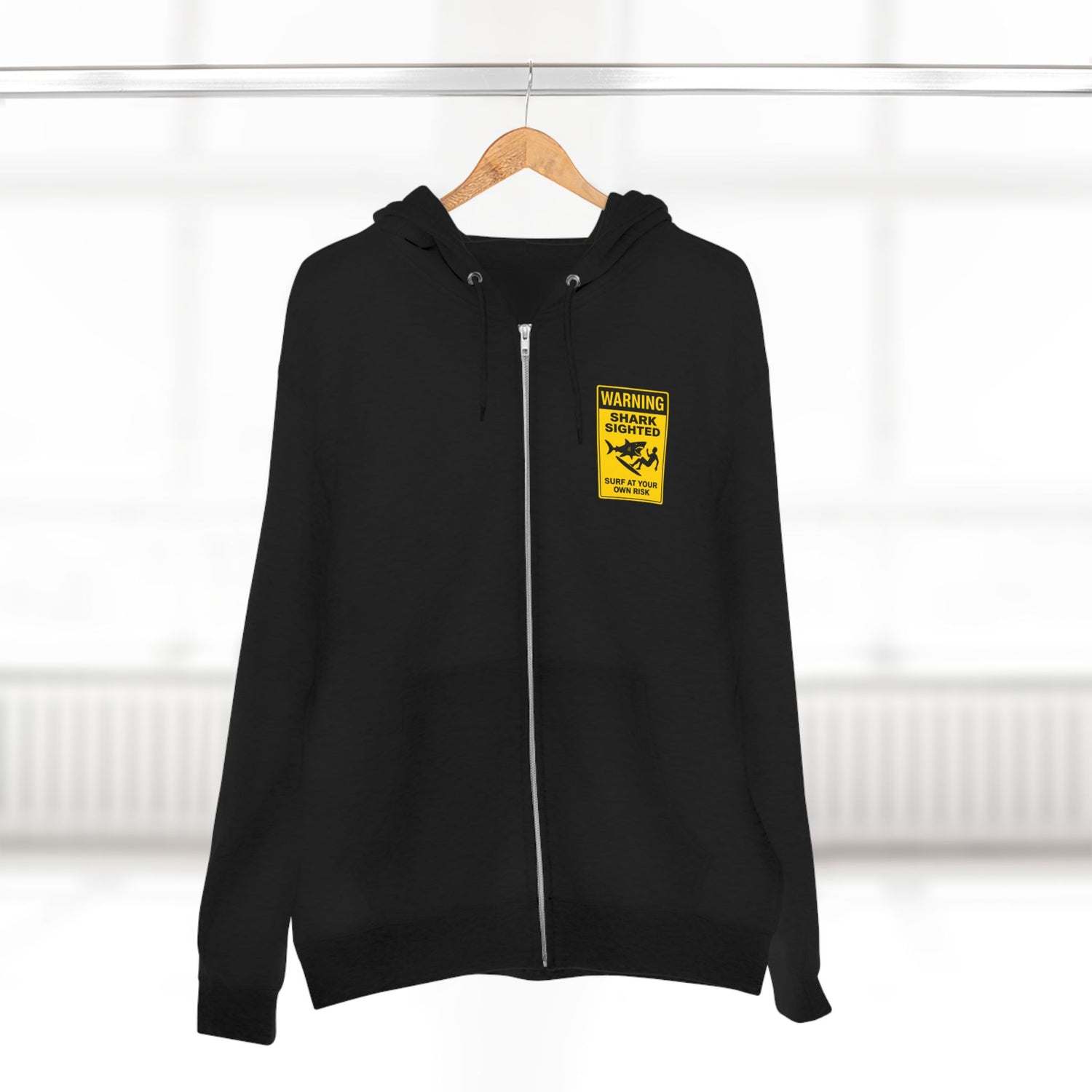 Shark Sighted zip fleece hoodie image 19