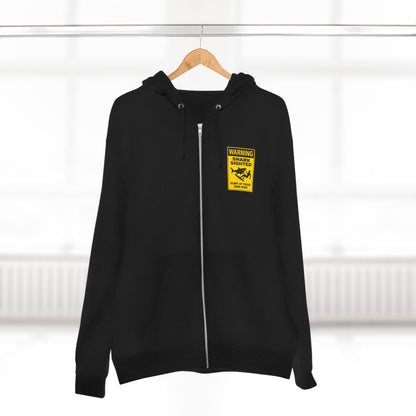 Shark Sighted zip fleece hoodie image 19