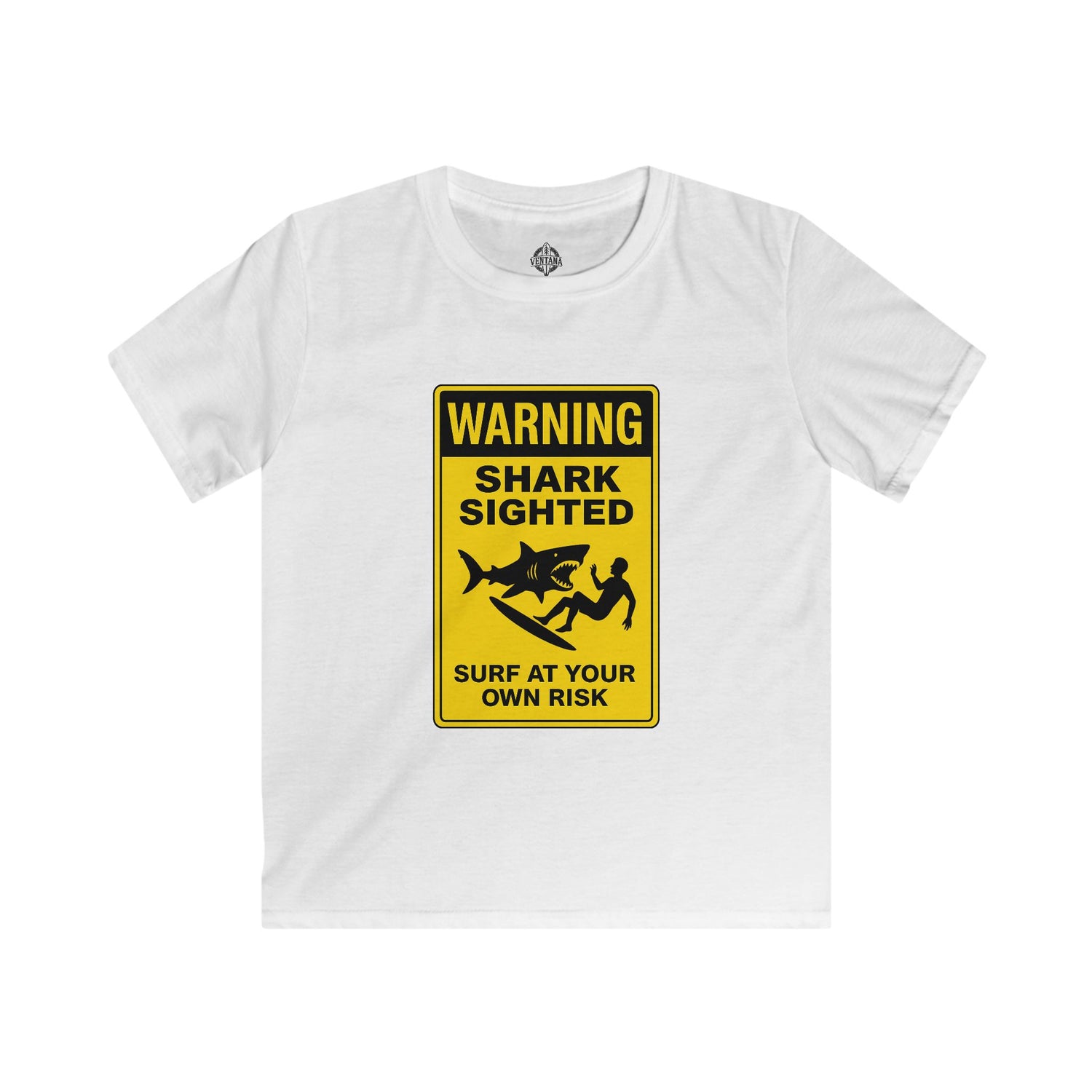 Shark Sighted kids soft style t-shirt image 4