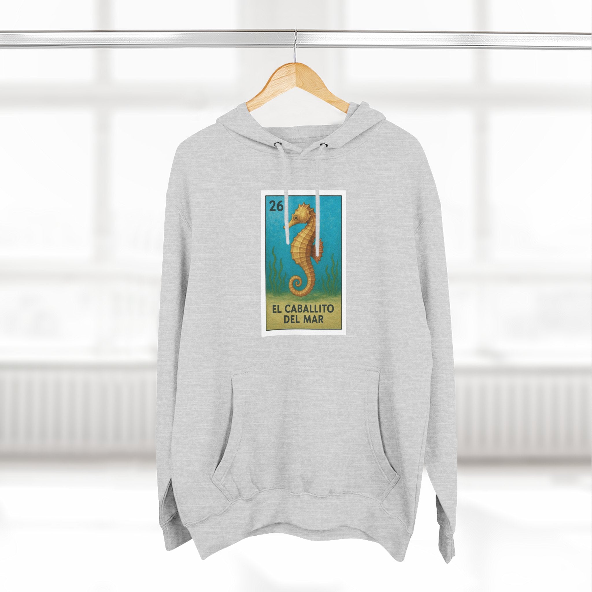 Seahorse Lotería fleece hoodie image 19