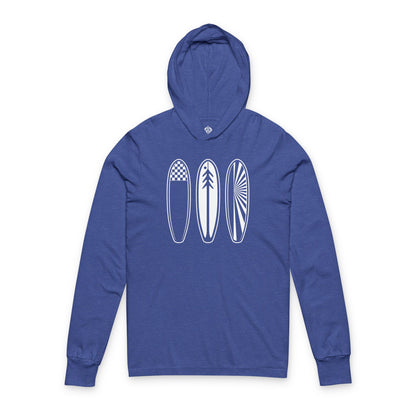 Ventana Three Board cotton hooded long sleeve t-shirt image 6