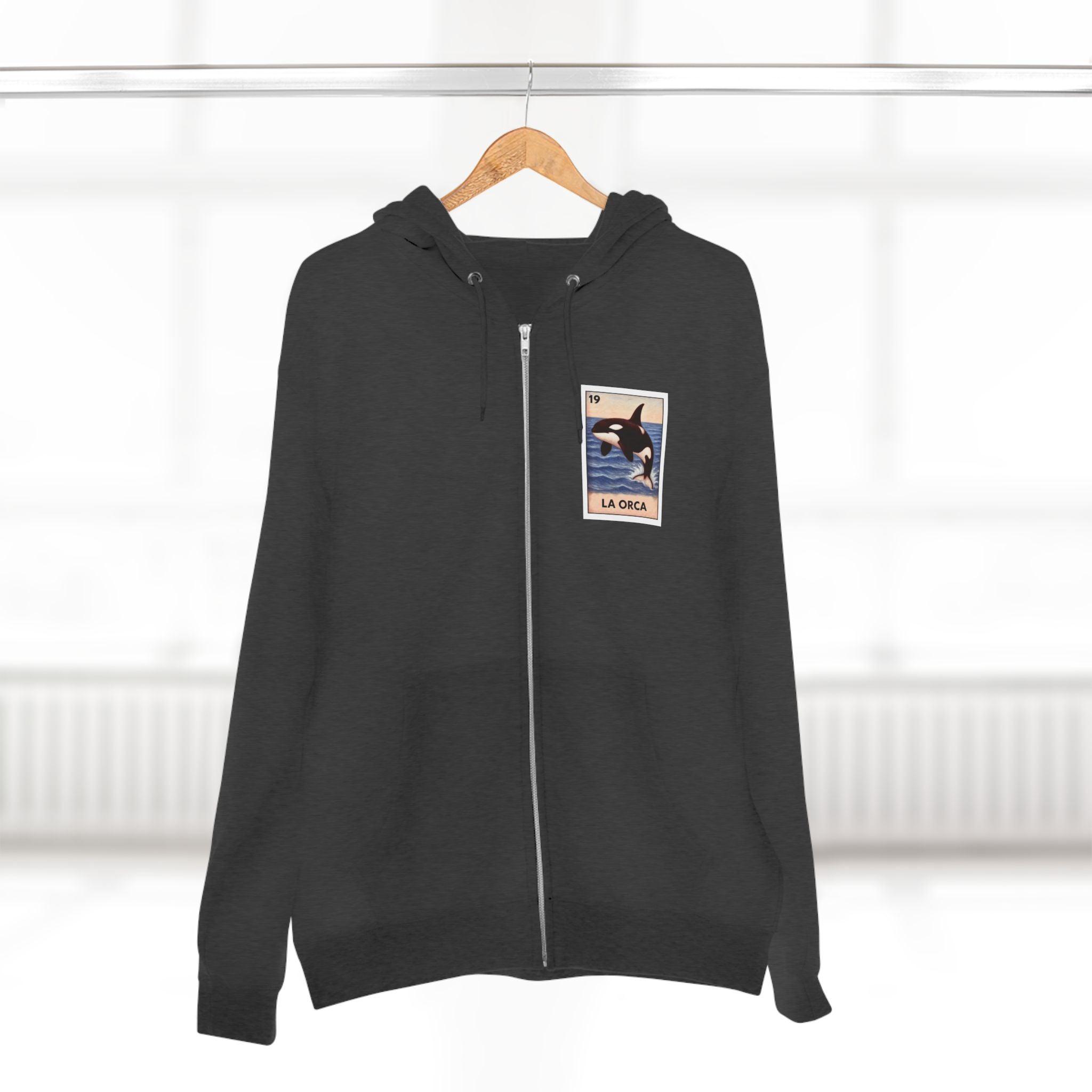 Orca Lotería zip fleece hoodie image 14