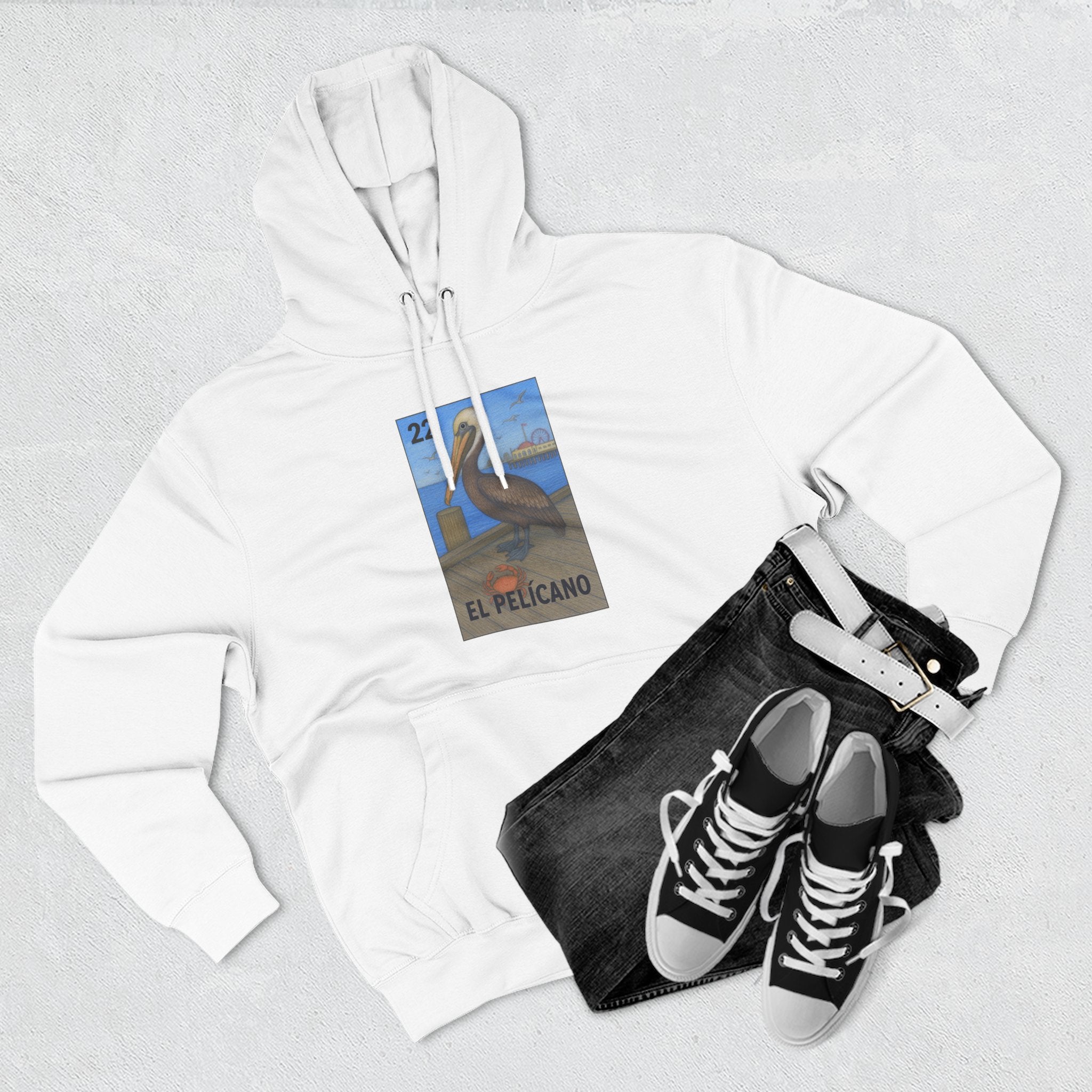 Pelican Loteria fleece hoodie product image 12