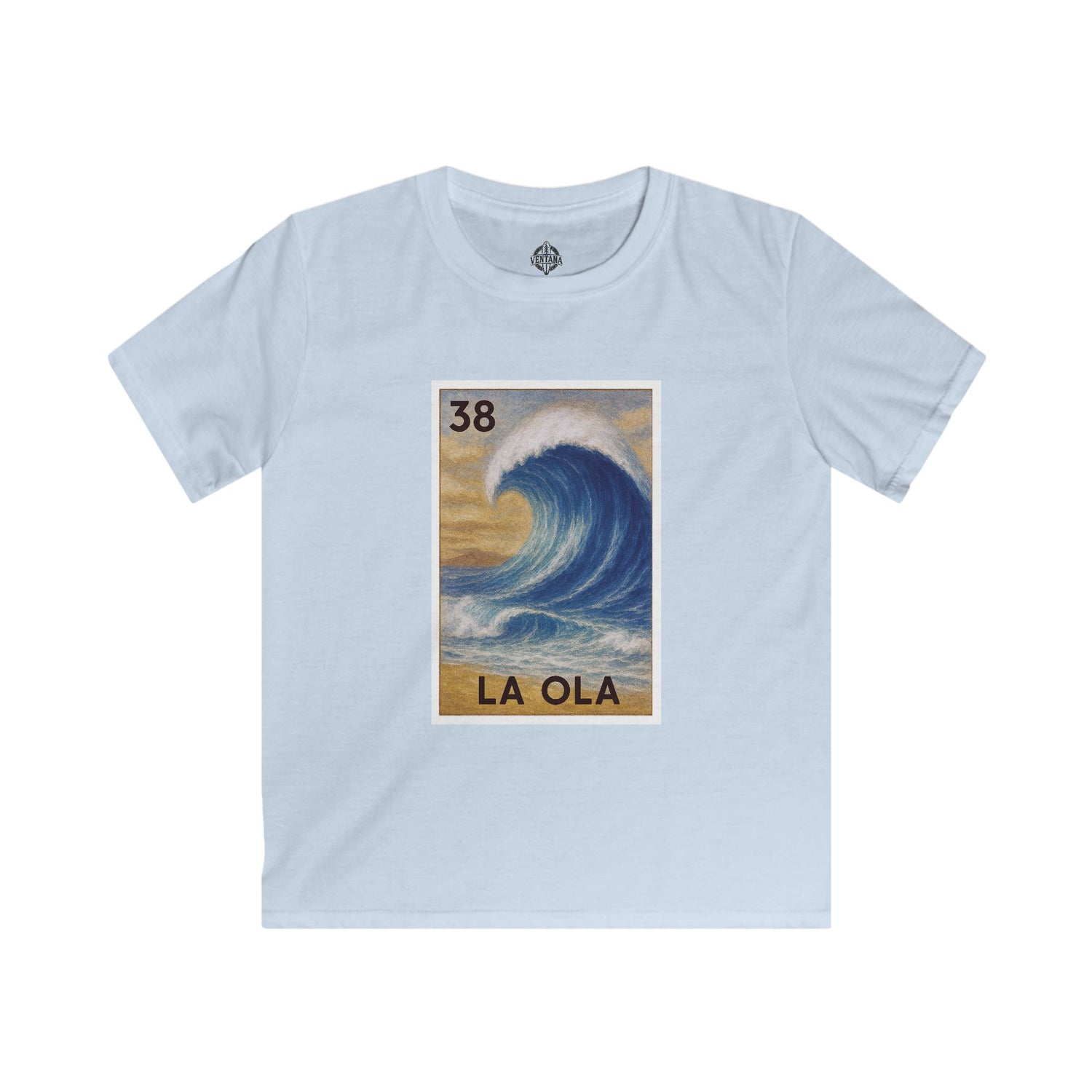 Wave Lotería kids soft style t-shirt image 2