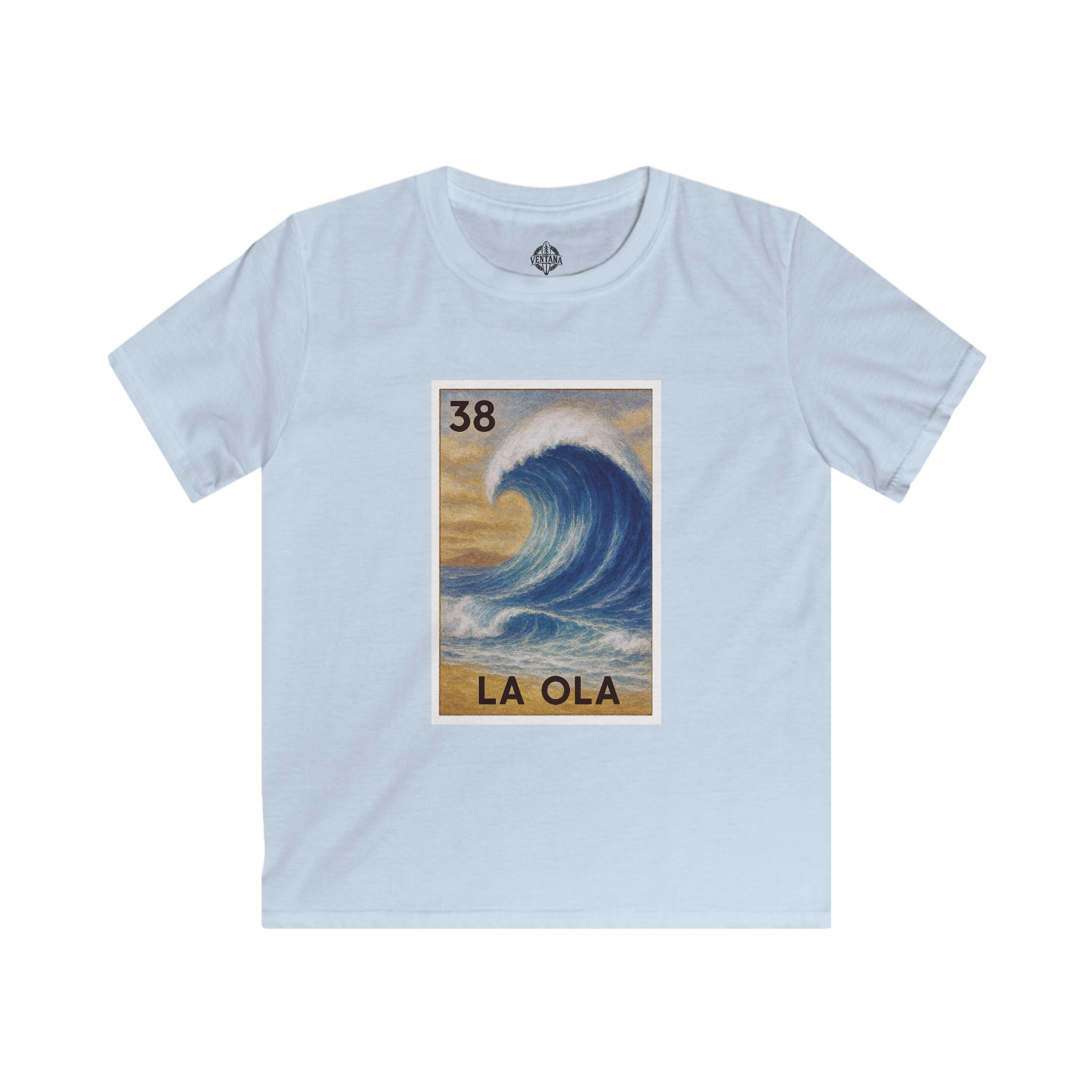 Wave Lotería kids soft style t-shirt image 2
