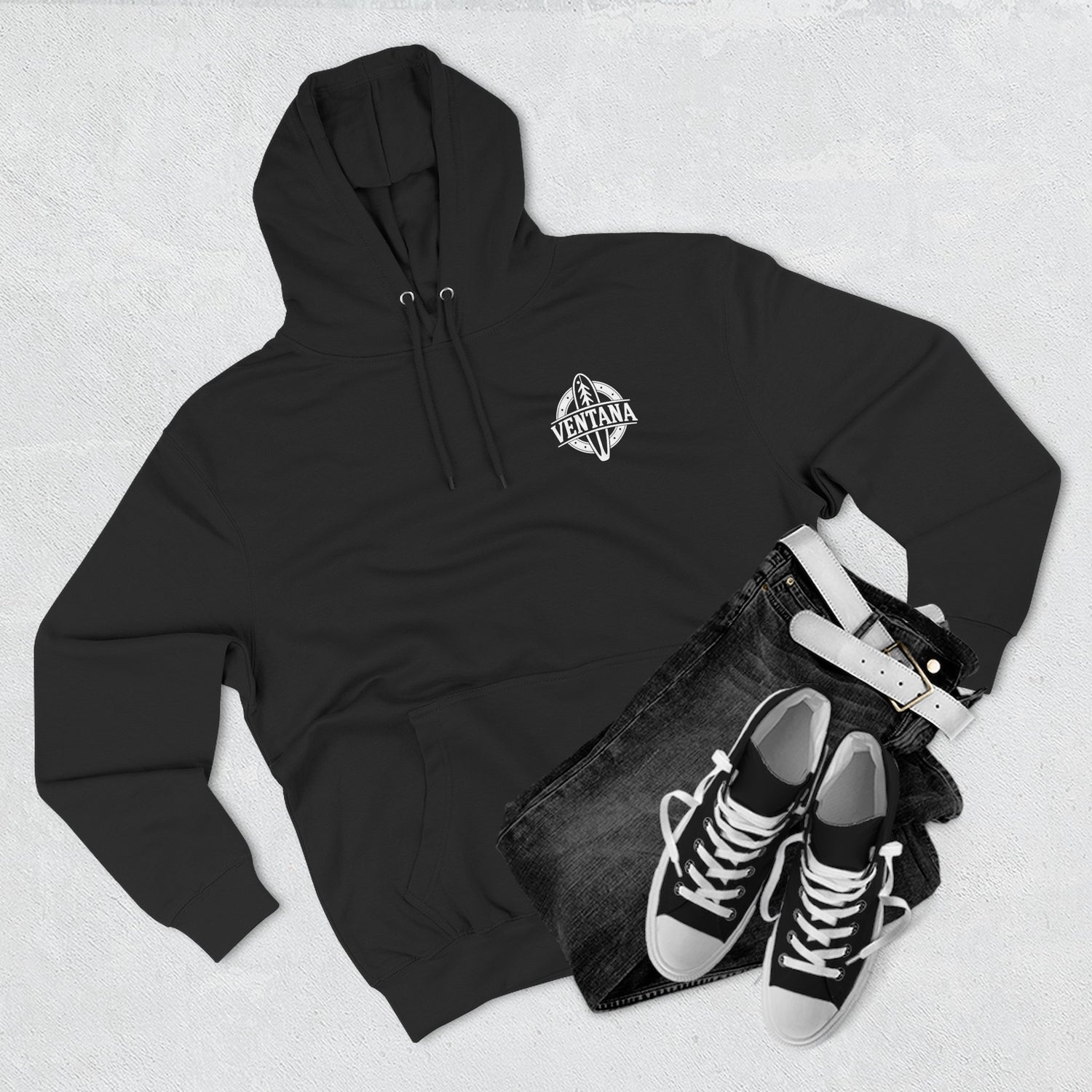 Whale Lotería Fleece Hoodie