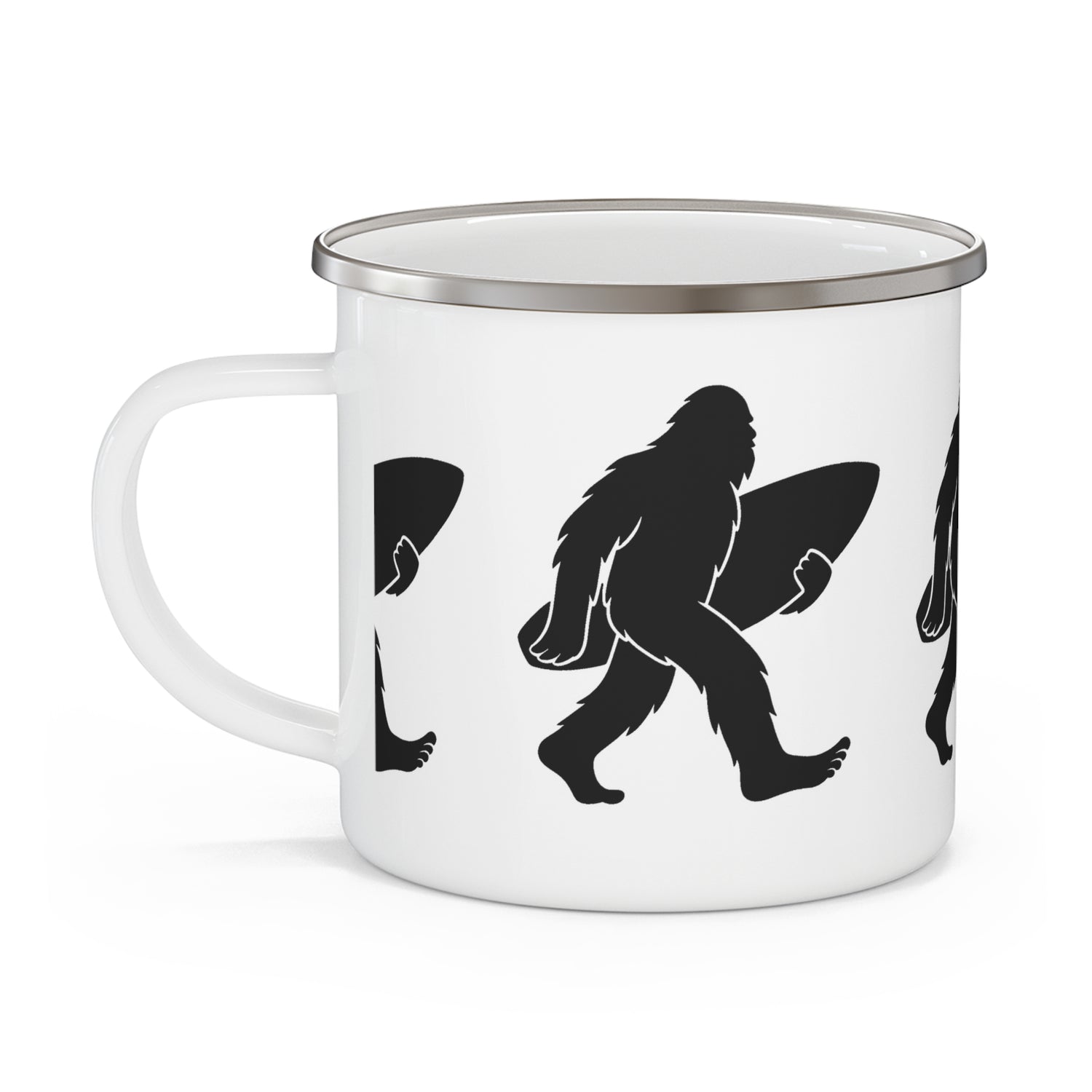 Ventana Surfsquatch Enamel Camping Mug