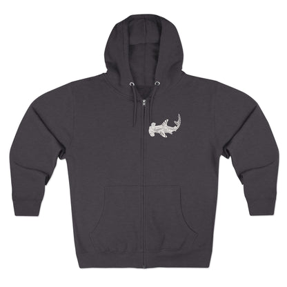 Ventangle Hammerhead zip fleece hoodie image 4