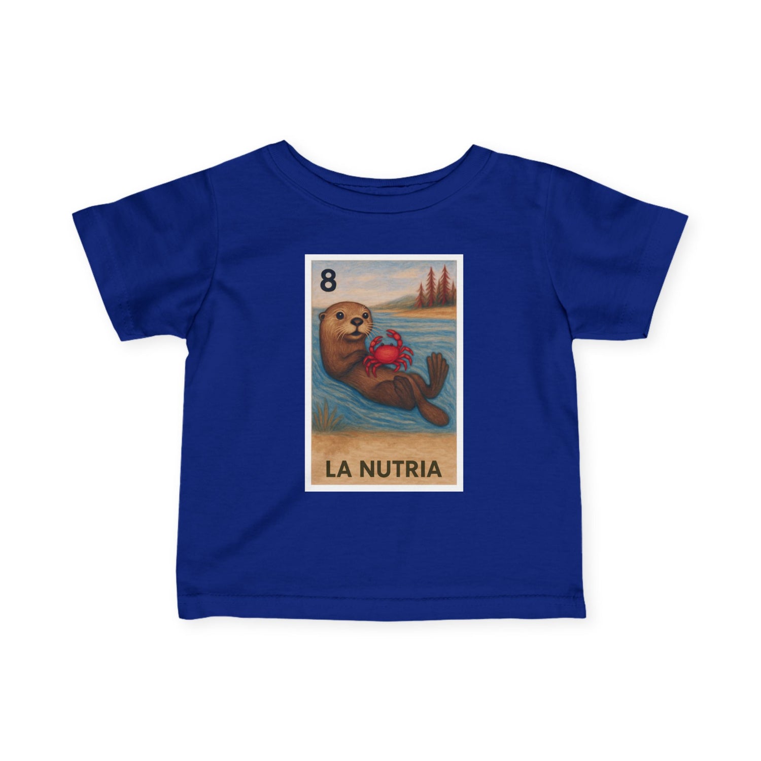 Sea Otter Lotería infant cotton t-shirt image 12