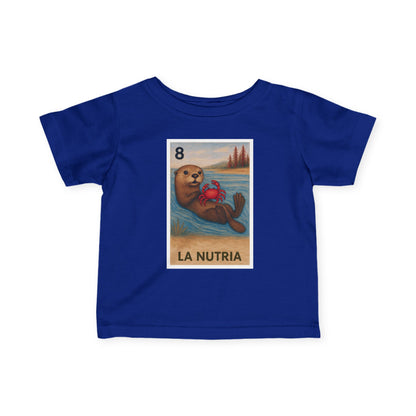 Sea Otter Lotería infant cotton t-shirt image 12
