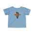 Surfing Grizzly Bear by Fabian Lavater infant cotton t-shirt image 1