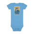 Dolphin Lotería baby cotton onesie image 1