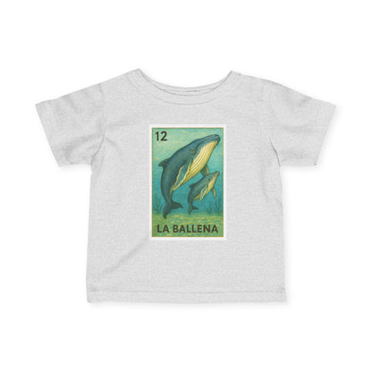 Whale Lotería infant cotton t-shirt image 5