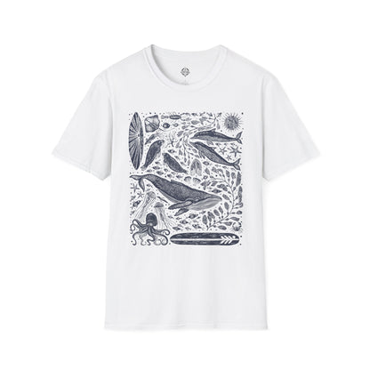 Ventana Marine Life by Lili Arnold cotton t-shirt image 3