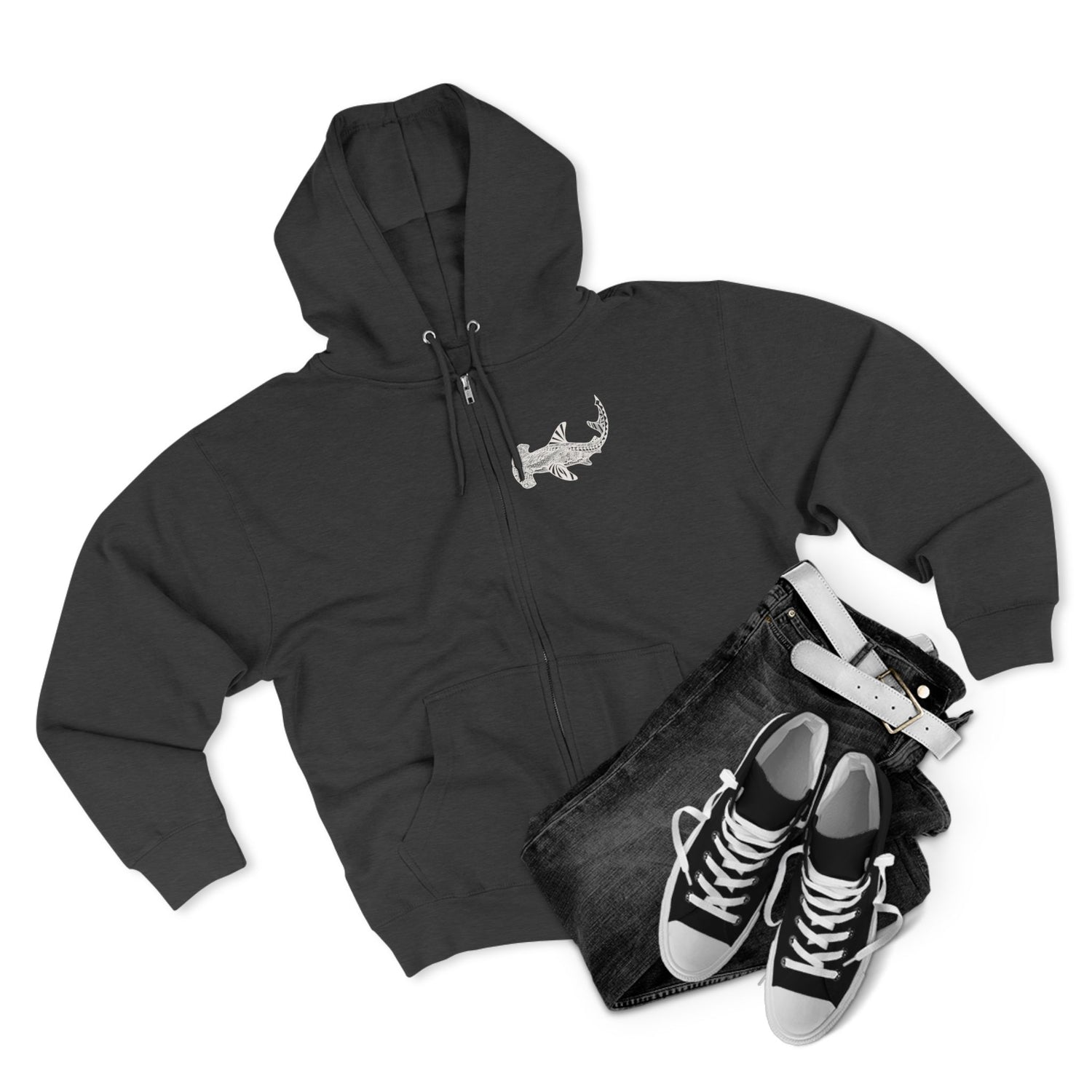 Ventangle Hammerhead zip fleece hoodie image 13