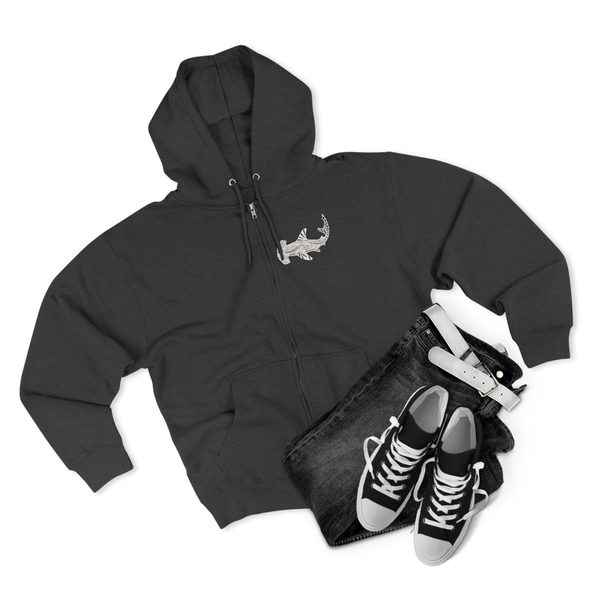 Ventangle Hammerhead zip fleece hoodie image 13
