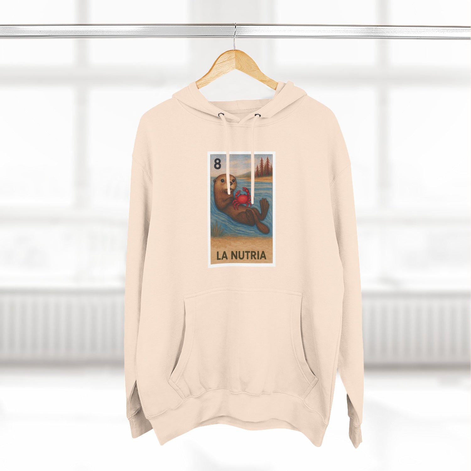 Sea Otter Lotería Fleece Hoodie