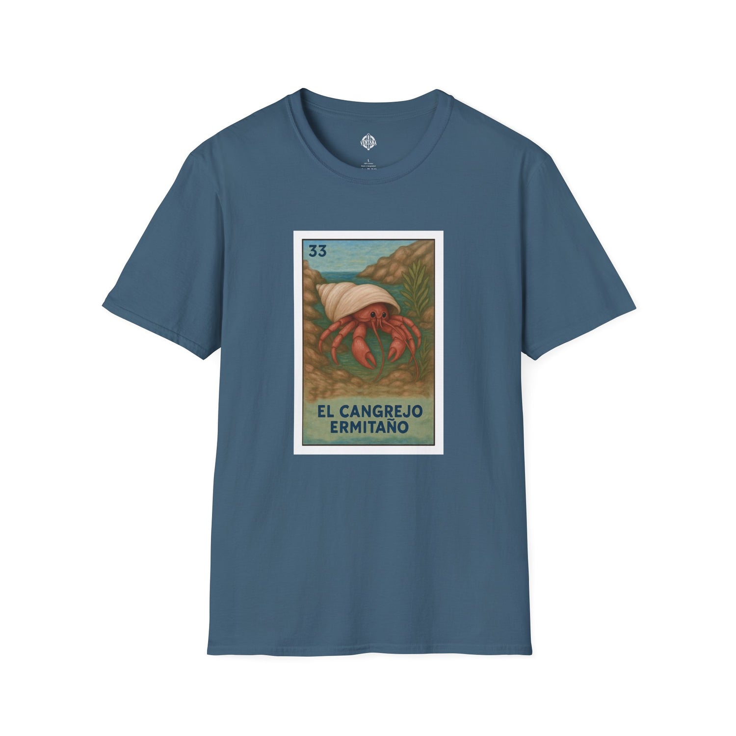 Hermit Crab Lotería cotton t-shirt image 3