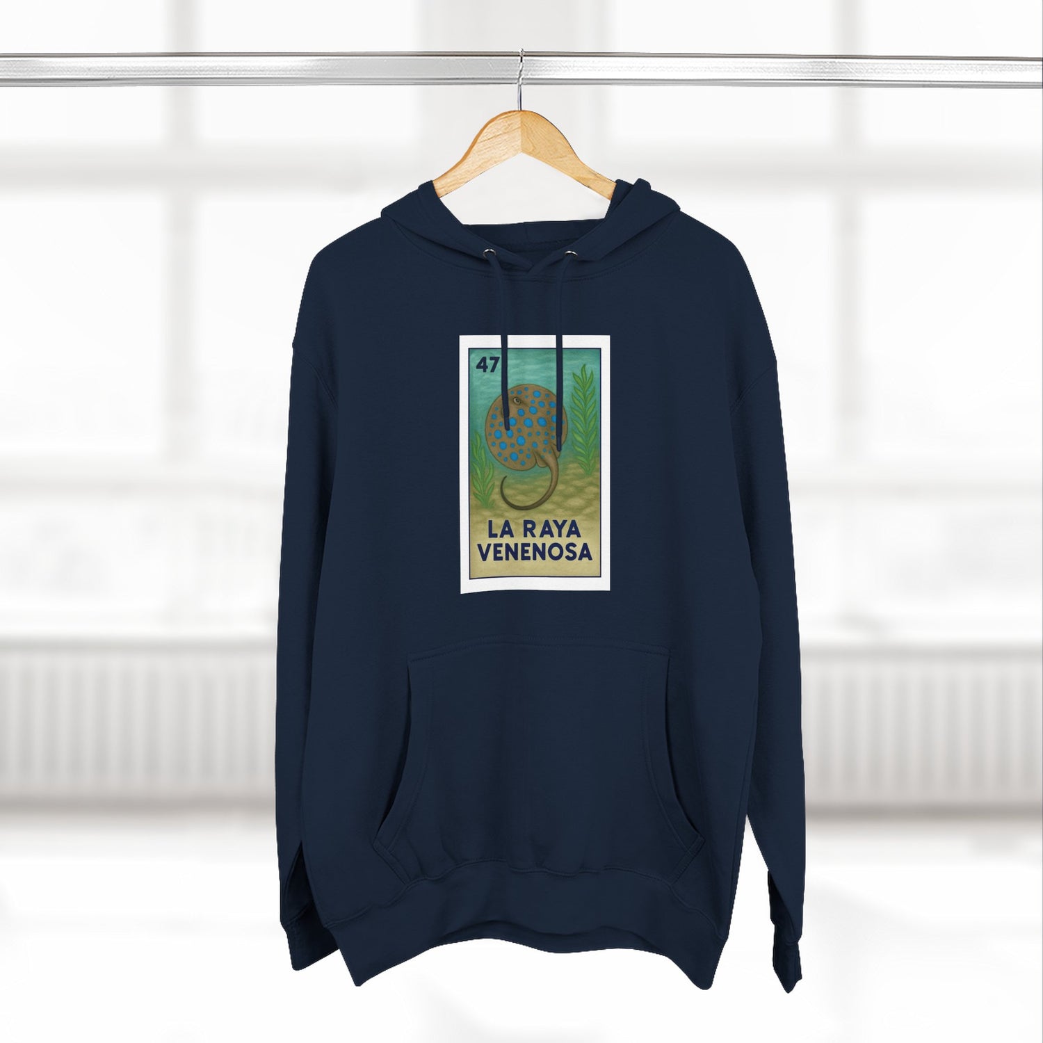 Stingray Lotería Fleece Hoodie