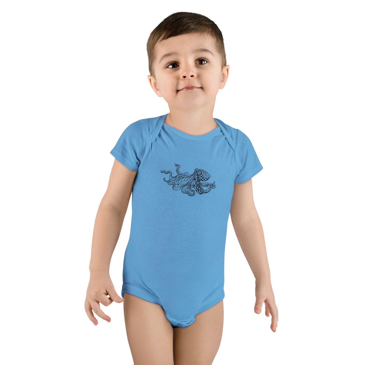 Ventangle Octopus baby cotton onesie image 12