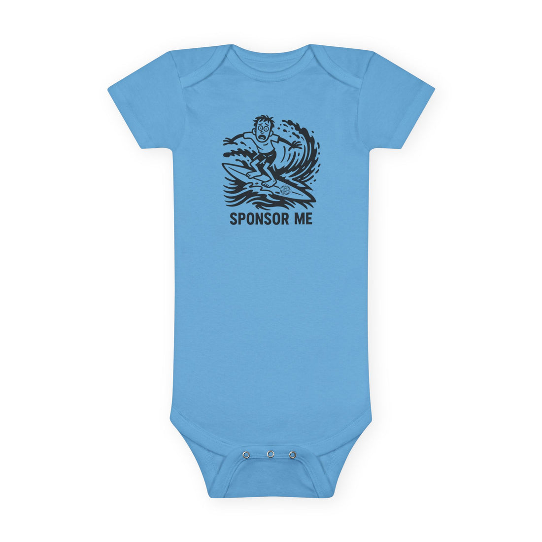 Sponsor Me - Baby Short Sleeve 100% Cotton Onesie