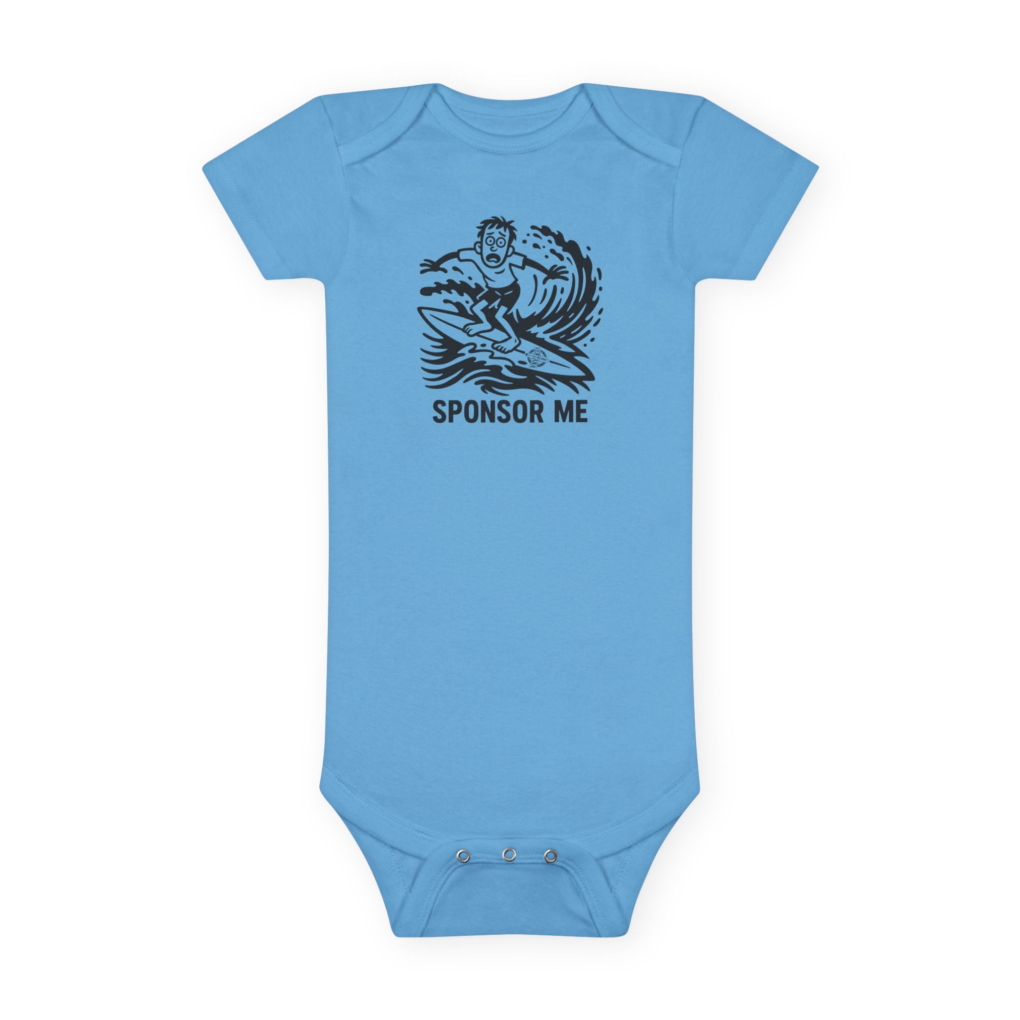 Sponsor Me - Baby Short Sleeve 100% Cotton Onesie