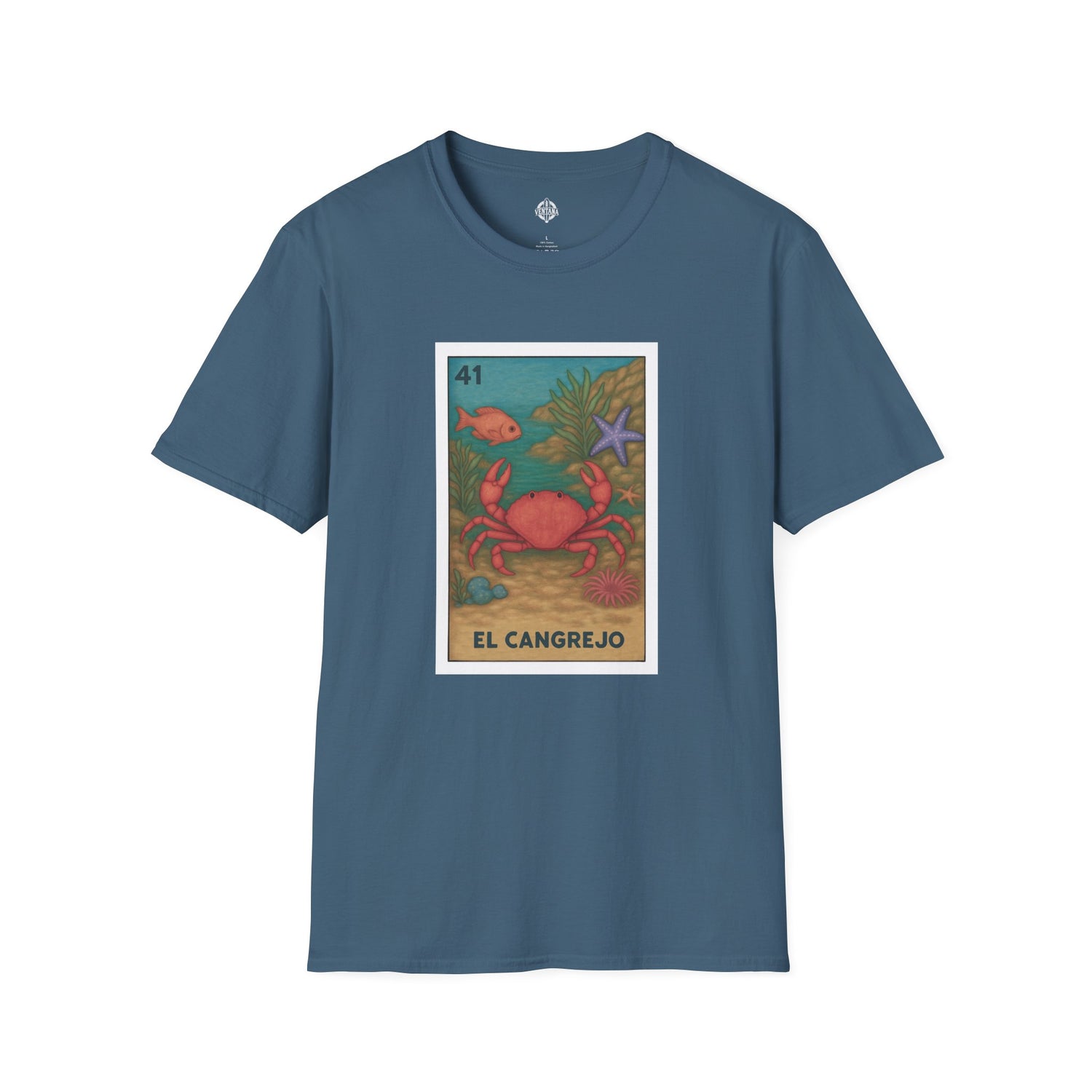 Crab Lotería cotton t-shirt image 3