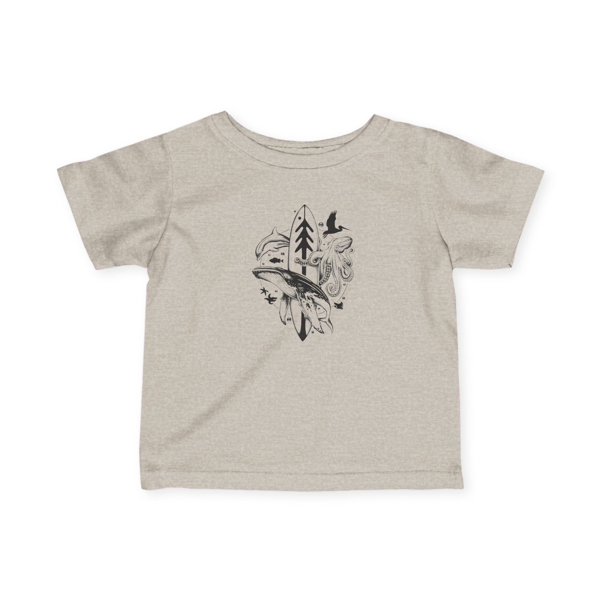 Ventana Monterey Bay by Thiago Bianchini infant cotton t-shirt image 3